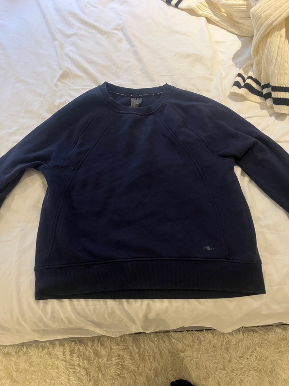 Nautica Women’s Dark Navy Crewneck Pullover